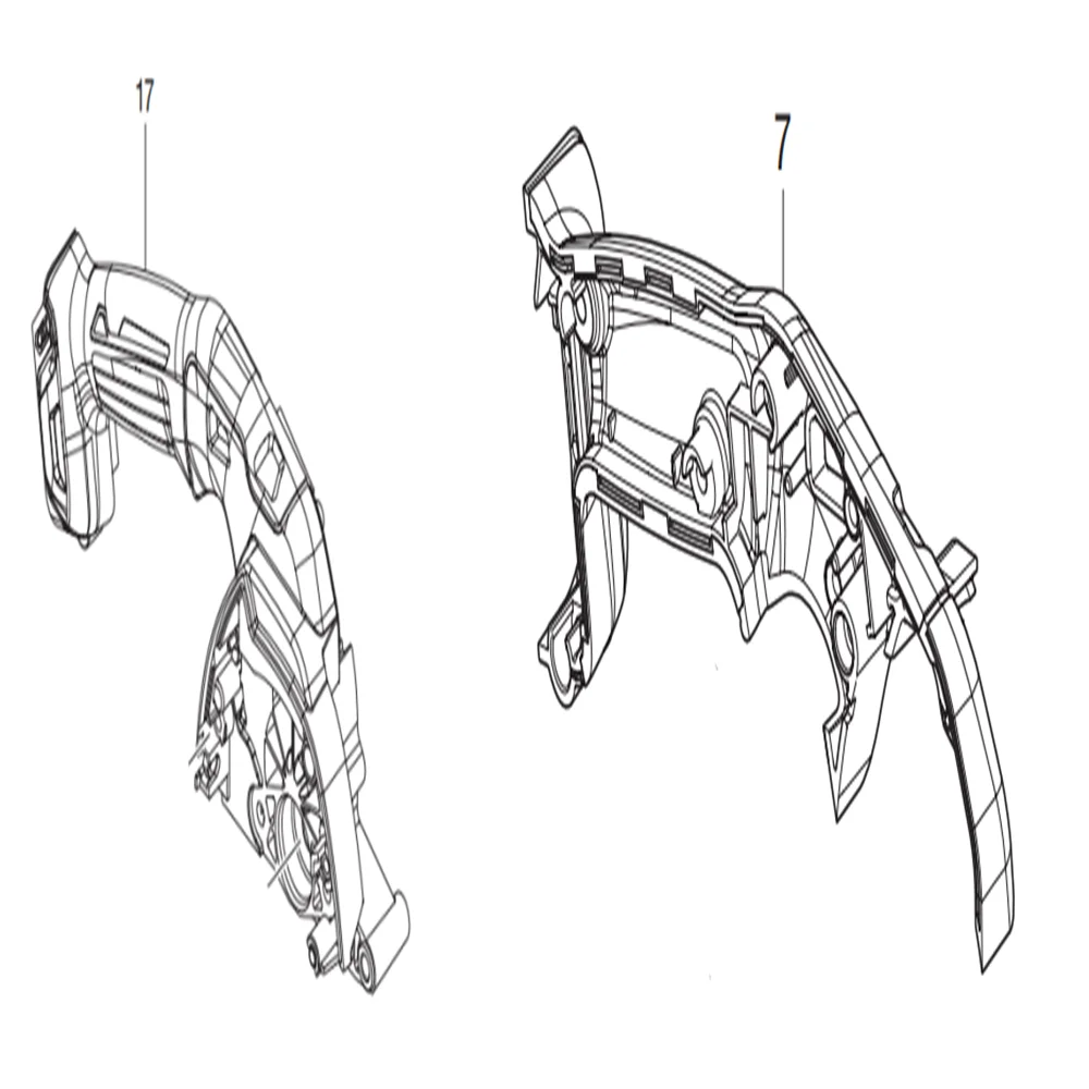 Оболочка для Makita HS301D 183C54-1