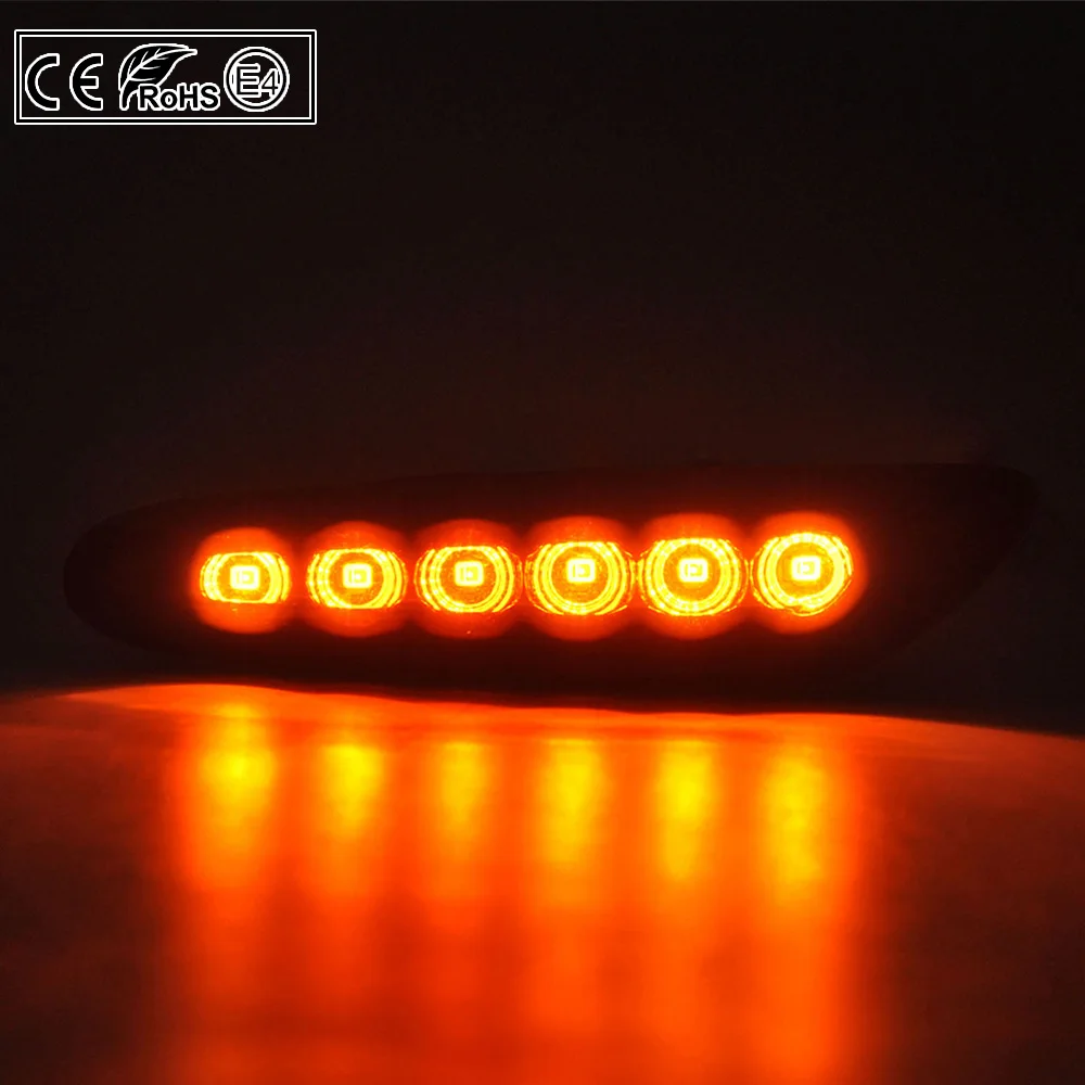 Дым светодиодный боковой габаритный фонарь лампы сигнала поворота светильник s