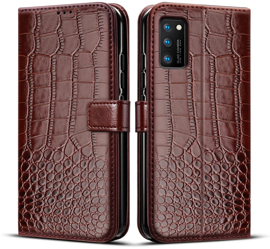 

Чехол-бумажник с откидной крышкой для Samsung Galaxy A71, ударопрочный Магнитный кожаный защитный чехол-подставка для телефона