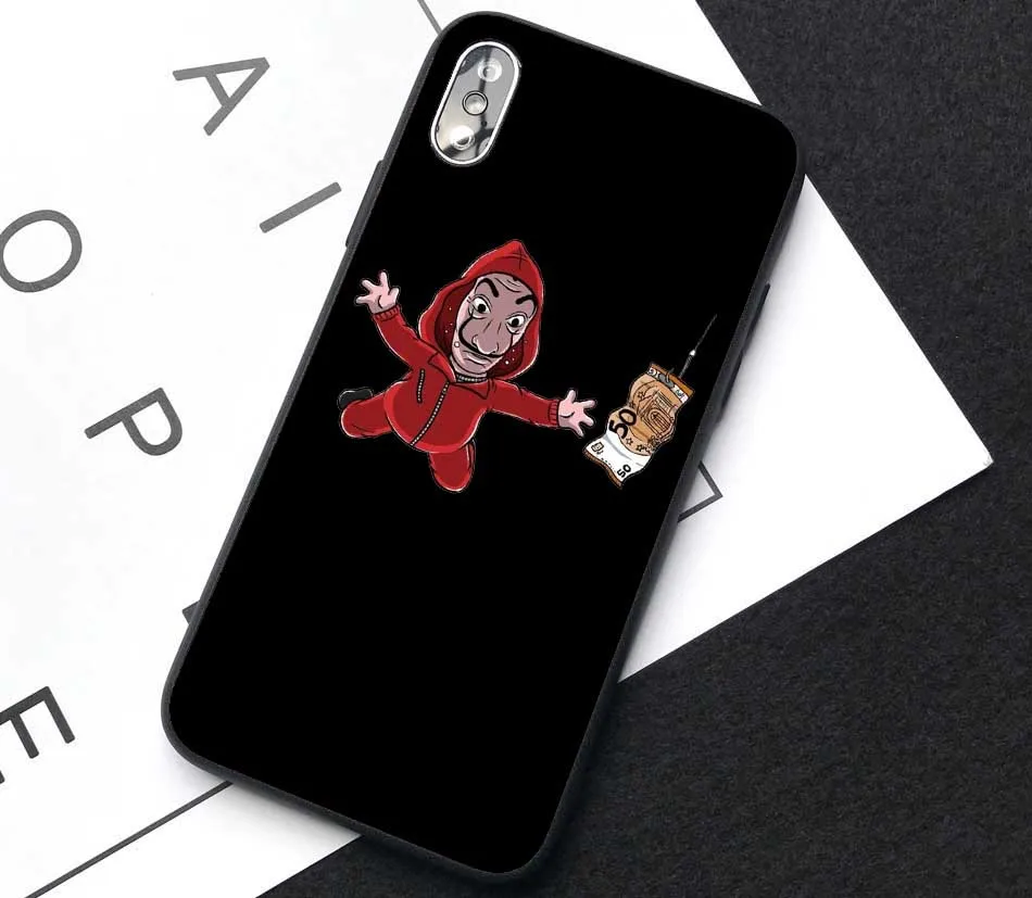 LA Casa De Papel Bella ciao heist money Испания ТВ чистый мягкий чехол для iPhone 6S 7 8Plus 11 Pro MAX 2019 SE 5 8 XR