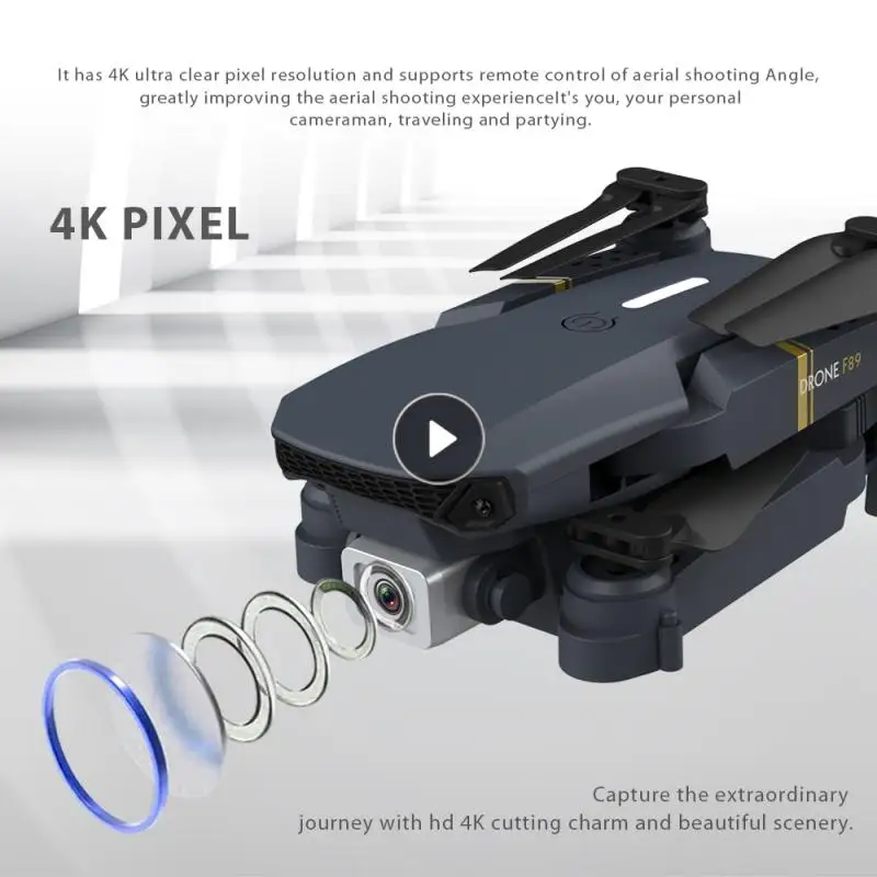 2021 Новый мини-Дрон F98 4K 1080P HD камера Wi-Fi Fpv давление воздуха удерживание высоты