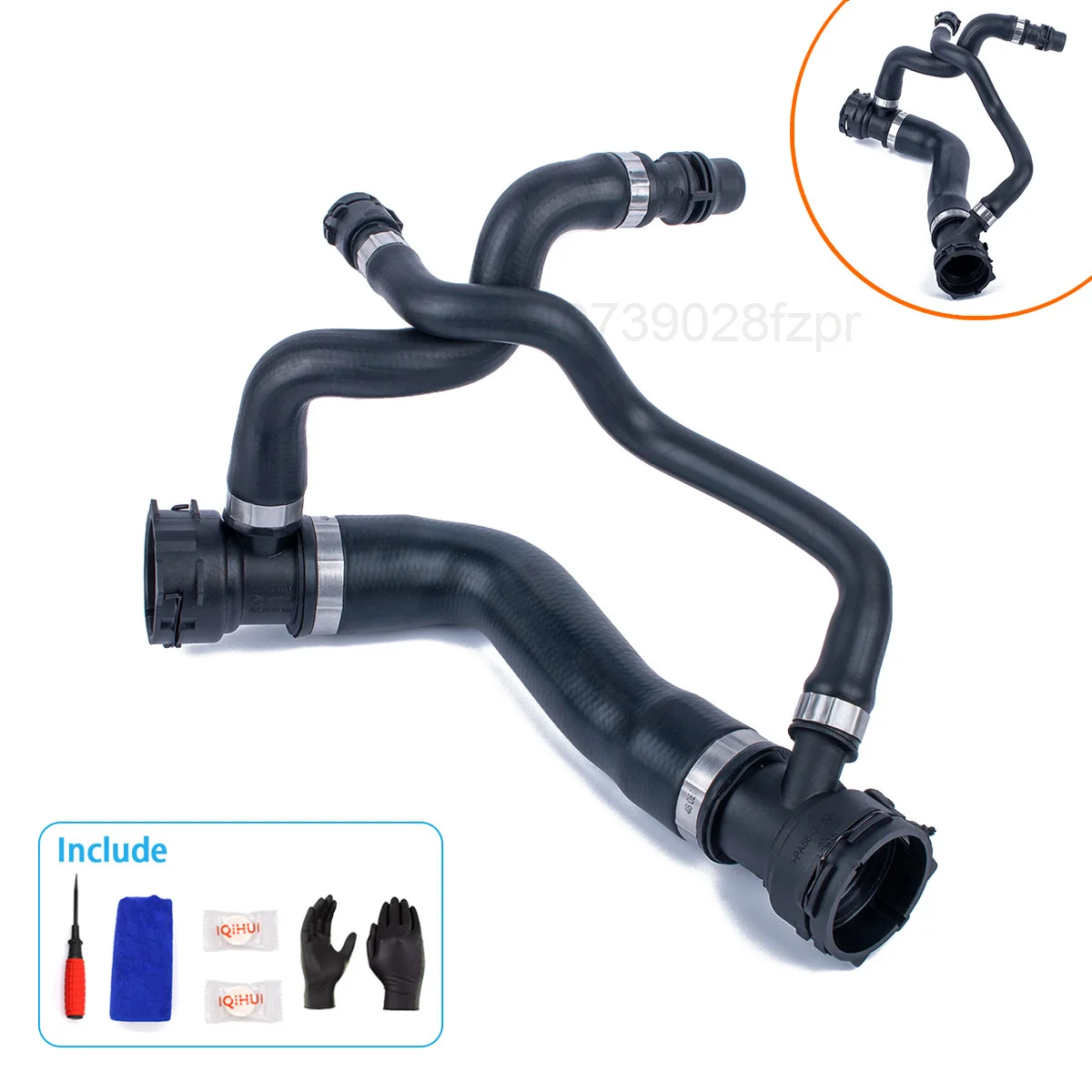 It Is Suitable for Bmw 5 Series Water Pipe / Cooling Water Pipe / Radiator Water Pipe / Rubber Pipe 17127546064