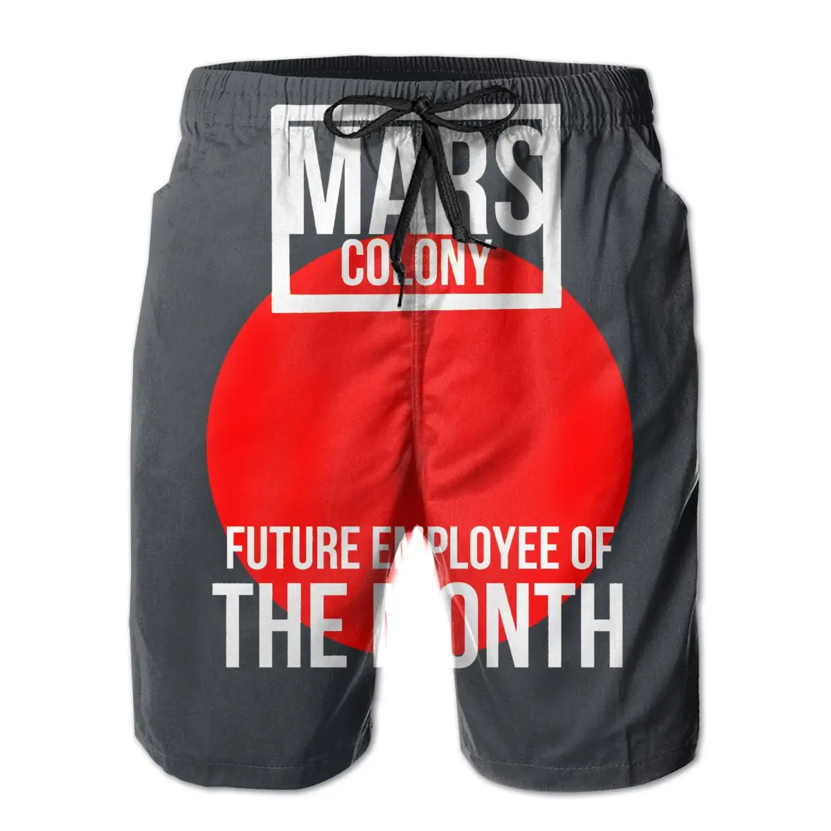 

Causal Planet,Exploration,Universe Breathable Quick Dry Humor Graphic Male Shorts
