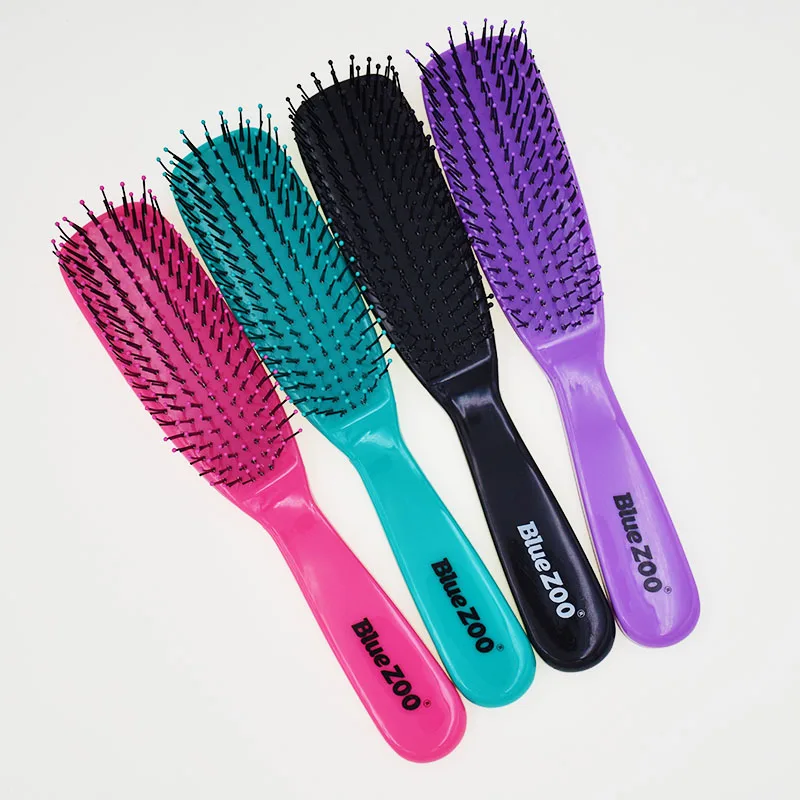 

Hair Scalp Massage Comb Hairdressing Hairdresser Women Men Comb Nylon Wet Detangle Curly Hair Brush Salon Hairdressing Styling