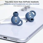 Мягкие силиконовые защитные колпачки для наушников Apple Airpods чехол для наушников, пылезащитные, 12