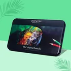 Набор железных карандашей, 72 цвета, карандаши для рисования с масляными рисунками, школьные искусственные карандаши