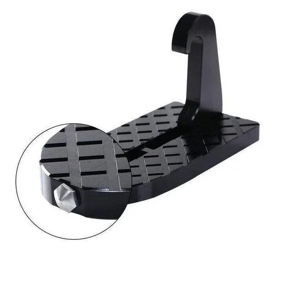 

Multifunction Foldable Car Roof Rack Step Car Door Step Universal Latch Hook Auxiliary Foot Pedal Aluminium Alloy Safety Hammer