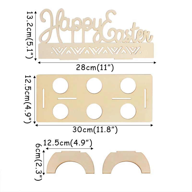 Пасхальные украшения для дома DIY деревянный яичная подставка фотосъемки Христос