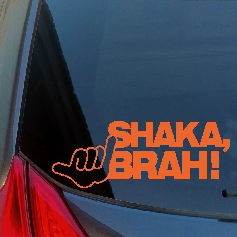 Наклейка-наклейка Shaka Brah свободная Гавайская местная aloha Ручной знак для отдыха |