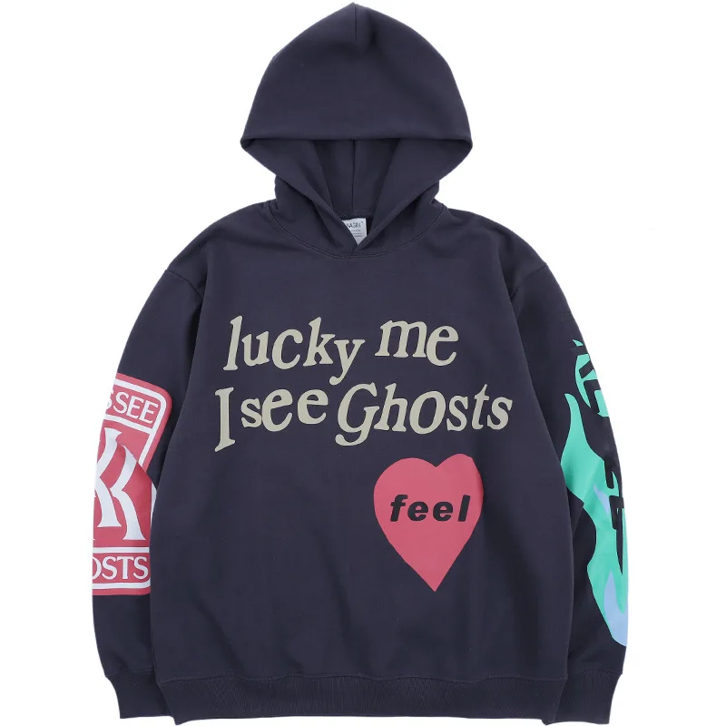 Kanye West KIDS SEE GHOSTS толстовка с капюшоном Мужской пуловер 2019 Повседневный Новое