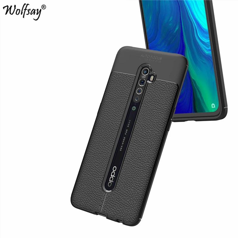 for oppo reno2 case luxury shockproof armor rubber soft silicone phone case for oppo reno2 protecive cover for oppo reno2 fundas free global shipping