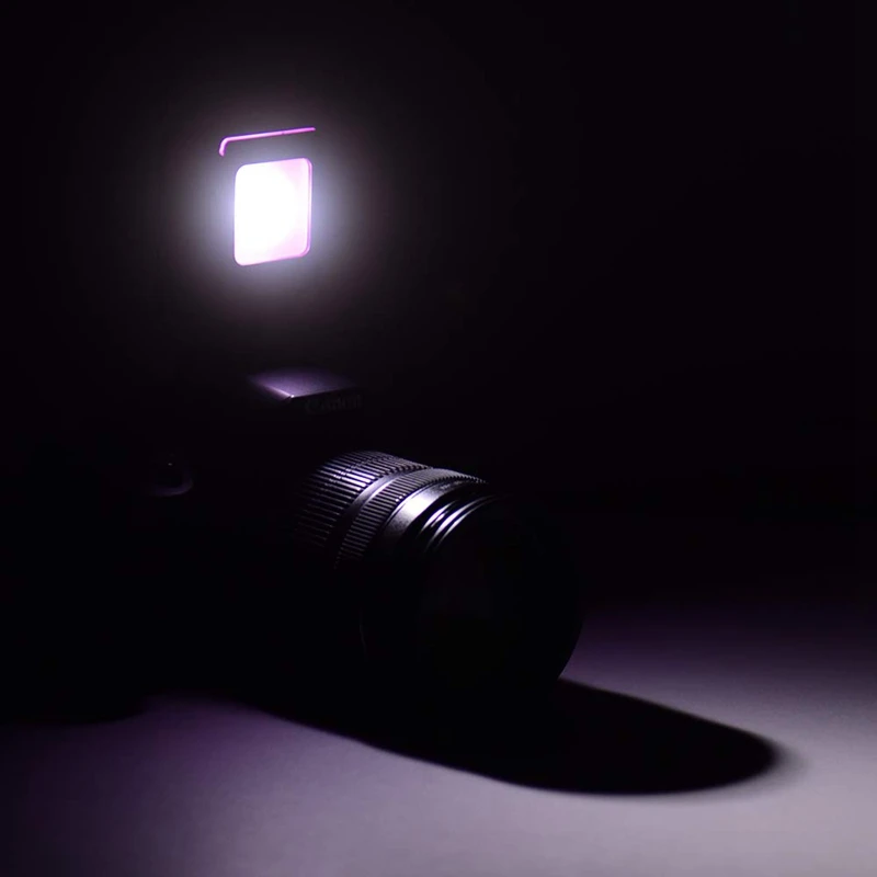 Мини Led заполняющий светильник лампа 3W Холодный башмак крепление с 3 шт цветными