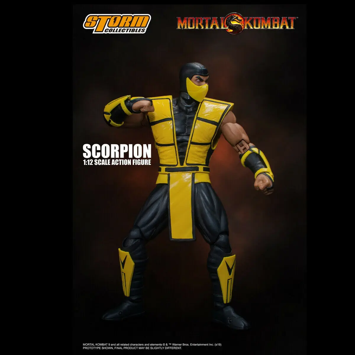 Игрушки от Storm 1/12 масштаб Mortal Kombat Scorpion Коллекционная подвижная фигурка | и хобби