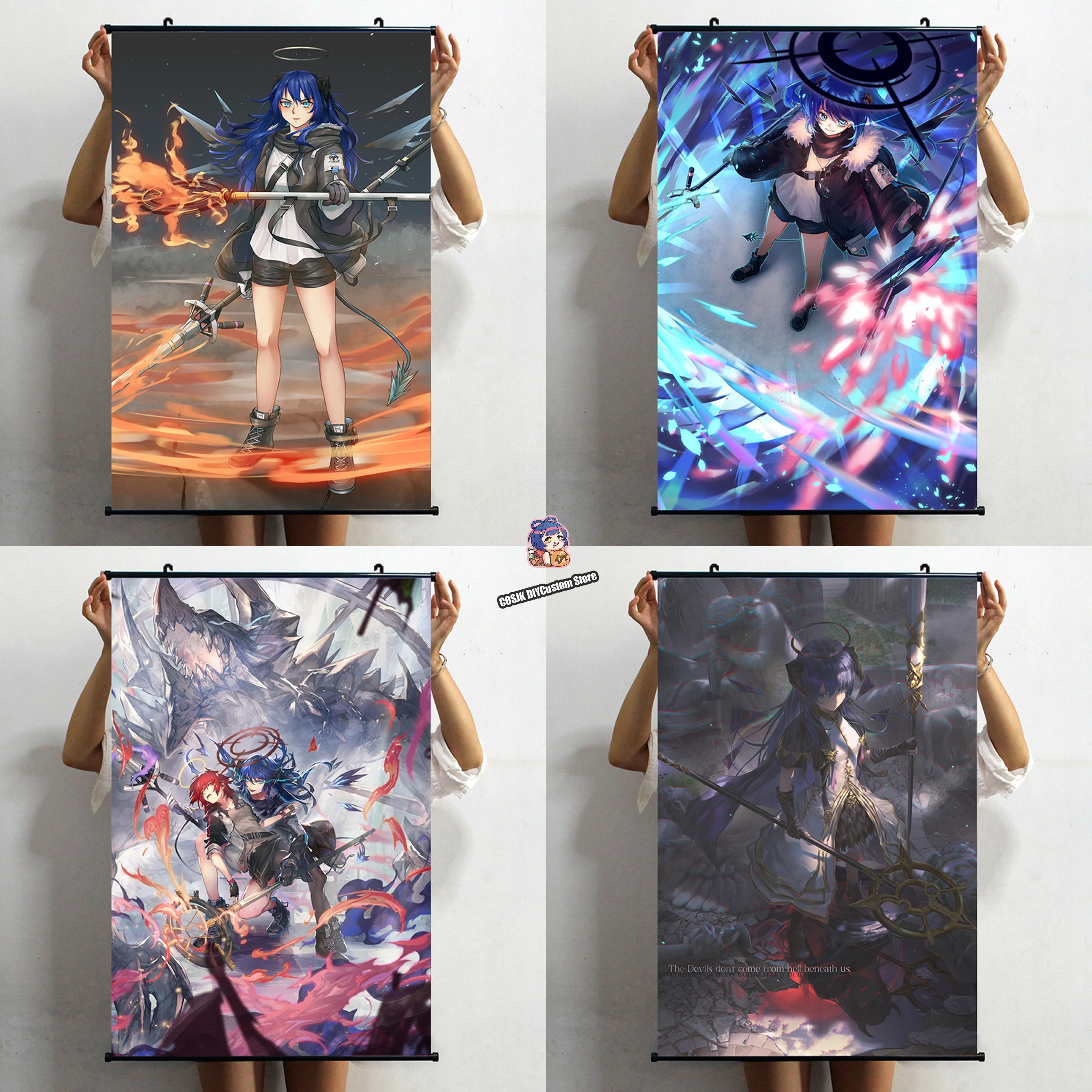 Популярный постер на стену аниме Рыцари мостима украшение для дома HD декор стола