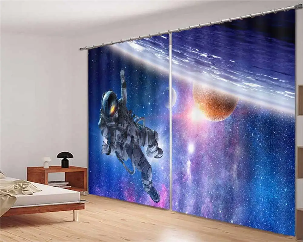 Роскошные занавески на заказ креативные для детской комнаты с изображением