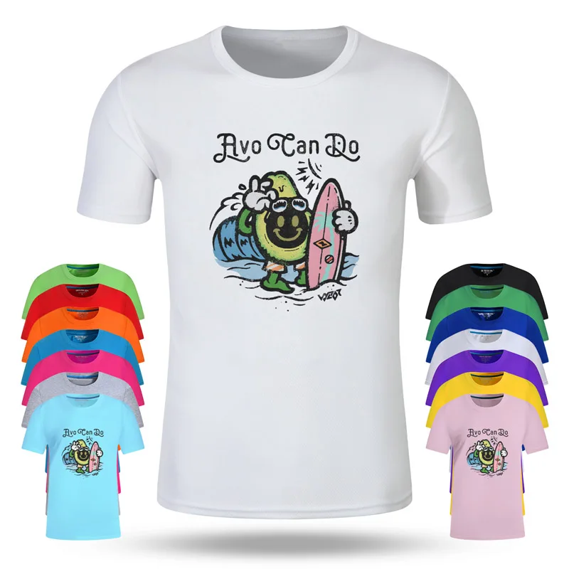 

Avocado Sport Fashion Cotton Big Size Students Summer T-Shirt Short Sleeve Men Women Boys Girls T Shirt Tees Kids Tshirt