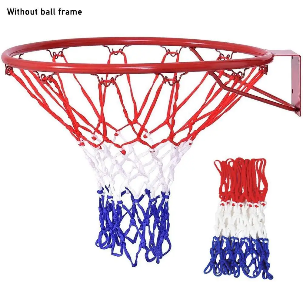 6 Mm Basketball Rim Mesh Net Durable Standard Goal Nylon Hoop Rims Duty Fits Heavy Q4N0 | Спорт и развлечения