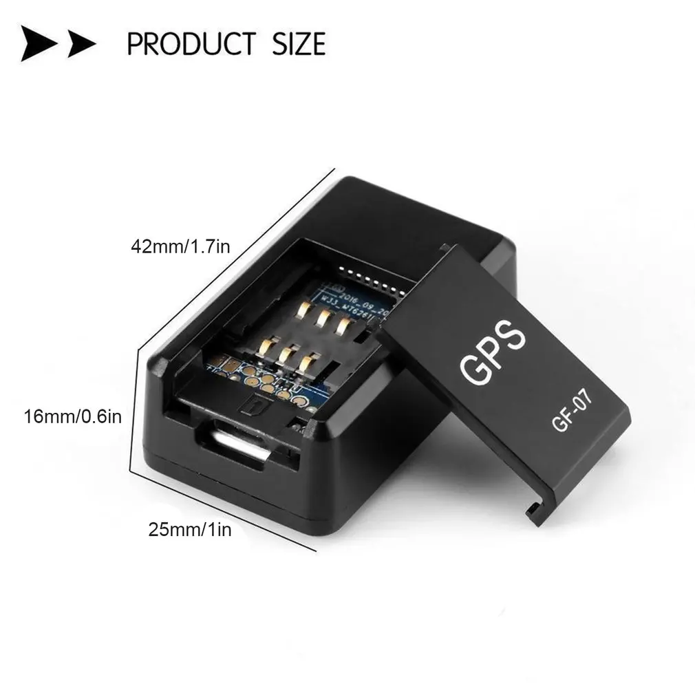 

Mini GF-07 GPS Trackers SOS Tracking Devices for Vehicle Car Child Location Trackers Locator Systems Mini GPS Permanent Magnetic
