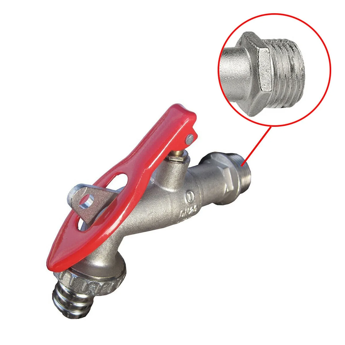 Замок-клапан для садового гаража мастерской 1/2 дюйма с навесным замком [3] |