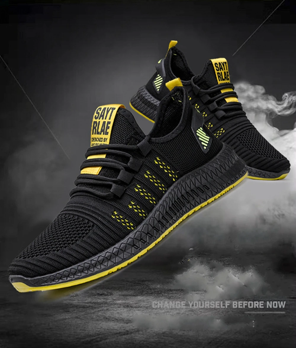 Мужские сетчатые кроссовки модные легкие дышащие из Вулканизированной Ткани