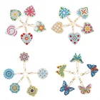 Брелок сделай сам с бриллиантами, лучший подарок на день рождения, сделай сам, особая форма, цельный брелок с подвеской, кольцо для ключей, аксессуары, Женские Ювелирные изделия для девочек, брелок, искусство