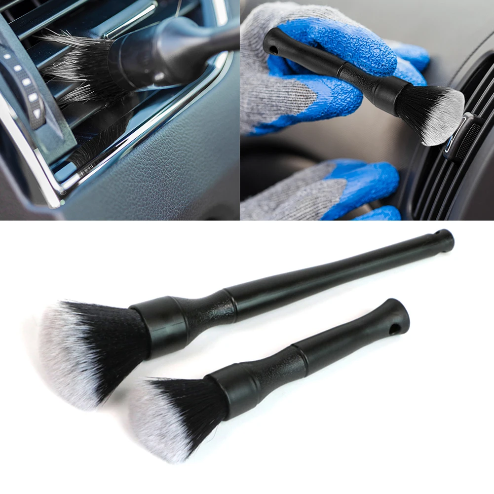 

Auto Deta Car Wheel Tire Rim Scrub Brush Auto Detailing Brush Washing Cleaning Tool Special PP Silk Washer Auto Accessories
