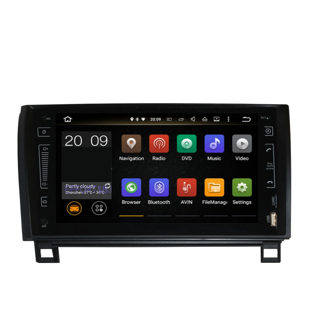 

Автомобильный GPS-навигатор, 9 дюймов, Android 10,0, 4 Гб + 64 ГБ, для Toyota Tundra/Sequoia 2007-2013, автомобильное радио, стерео, мультимедийный DVD-плеер