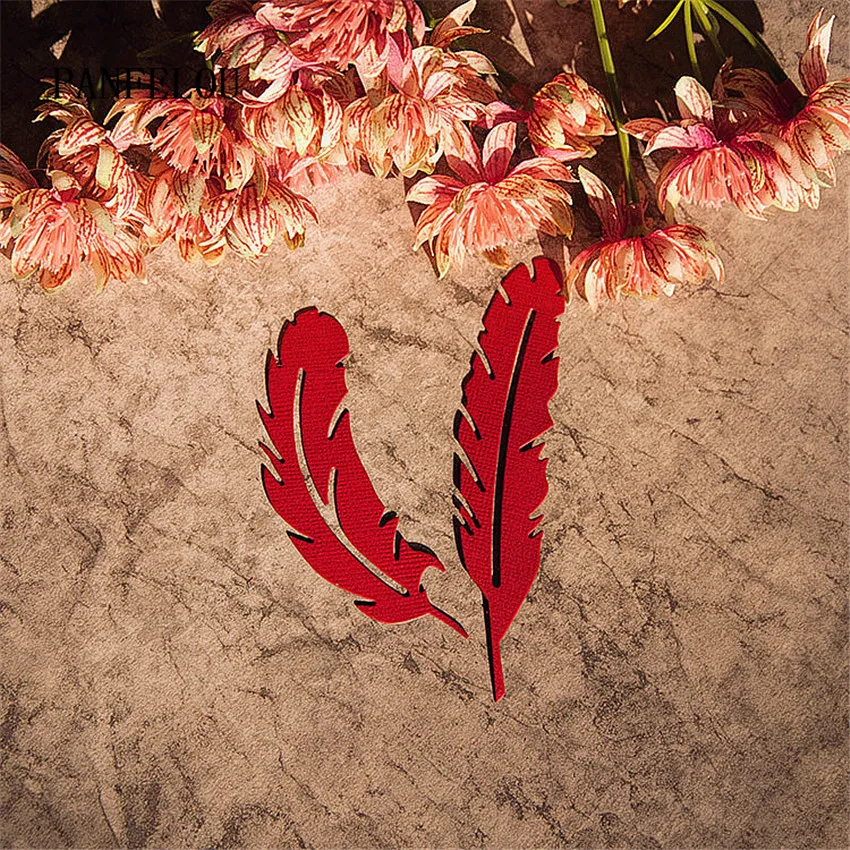 PANFELOU 1 лот = 2 шт. перо металлическое ремесло искусственная бумага высекальные