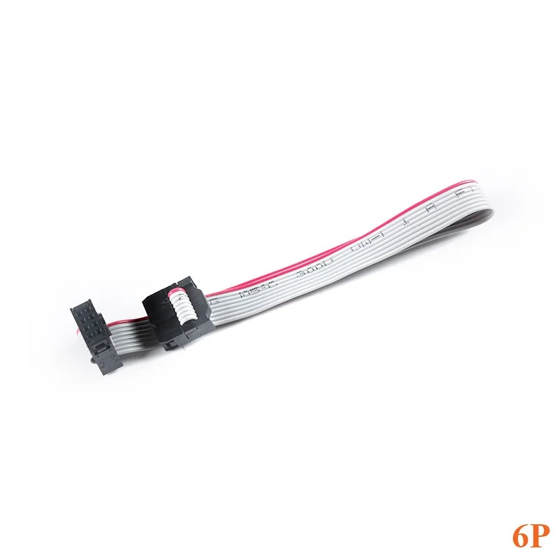 Кабель для скачивания AVR плоский серый 2 шт. 54 мм кабель IDC коннектор | Электронные