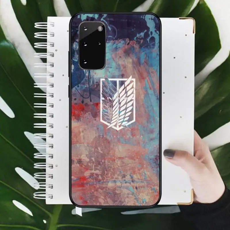

attack on titan Phone Case For Samsung galaxy S 7 8 9 10 20 edge A 6 10 20 30 50 51 70 note 10 plus