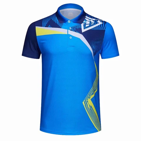 Рубашка-поло для мужчин и женщин, Классическая теннисная майка, дышащая рубашка для бадминтона, командная спортивная одежда для настольного тенниса и гольфа, лето