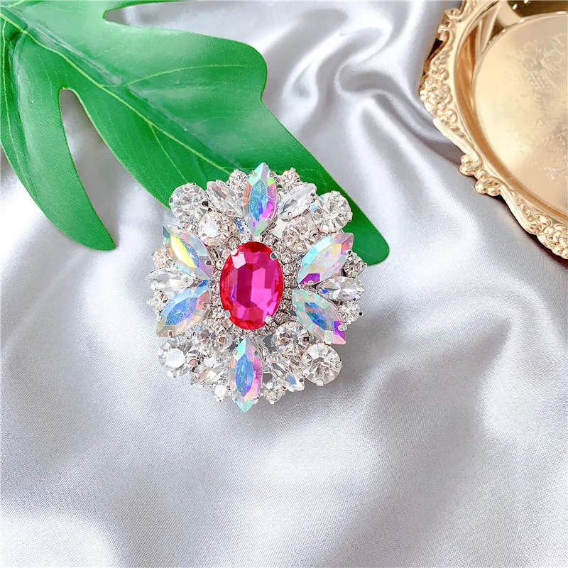 

INS Luxury Gemstone Rhinestone Mobile Phone holder Phone Expanding Stand Finger Holder Mobile Accessories Holder For Phone Girp