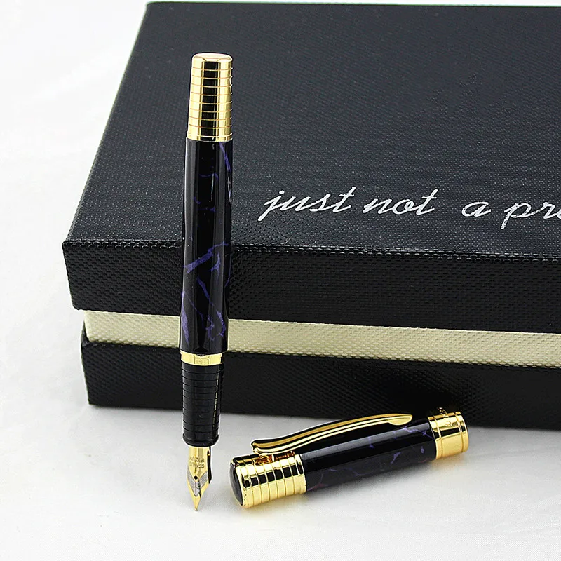 Высокое качество авторучка Металлический Золотой зажим роскошный бренд ручки