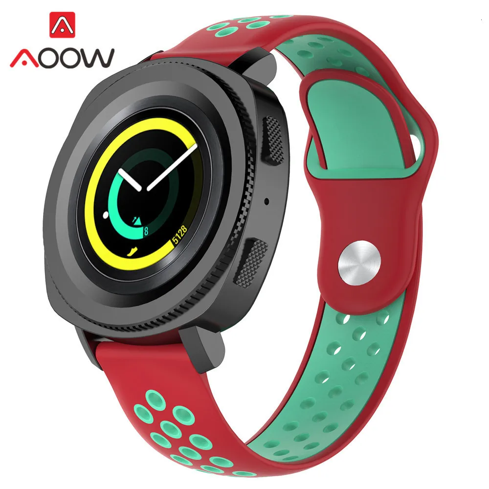 20 мм силиконовый ремешок для часов samsung Galaxy Watch Active 42 мм gear S2 классический Huami Amazfit BIP huawei watch 2 спортивный ремешок