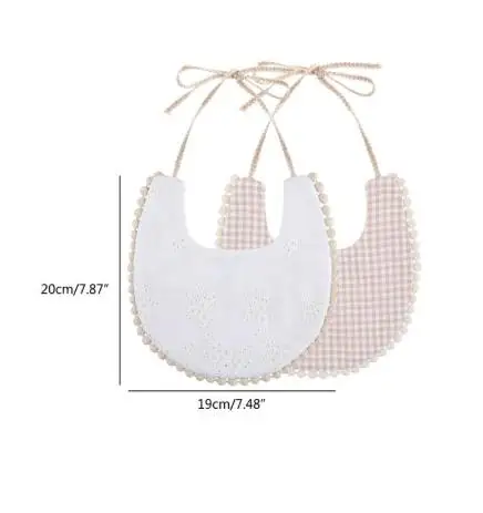 

Blotona Hot Sale 1PC Newborn Baby Boys Girls Cute Saliva Towel Feeding Cotton Linen Bib Dribble Bandana Scarf