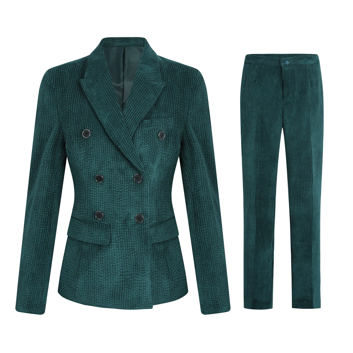 

Solid Color Women's Trouser Suit 2 Piece Set Autumn Office Ladies Blazer and Pant Elegant Fashion Casual Female Blazer Business