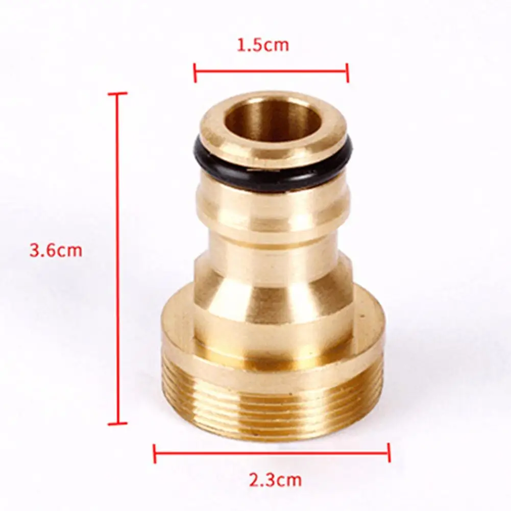 

Pure Brass Faucets Standard Connector for Washing Machine Water Tap Fitting Pipe Brass Connect 25mm 20mm Thread