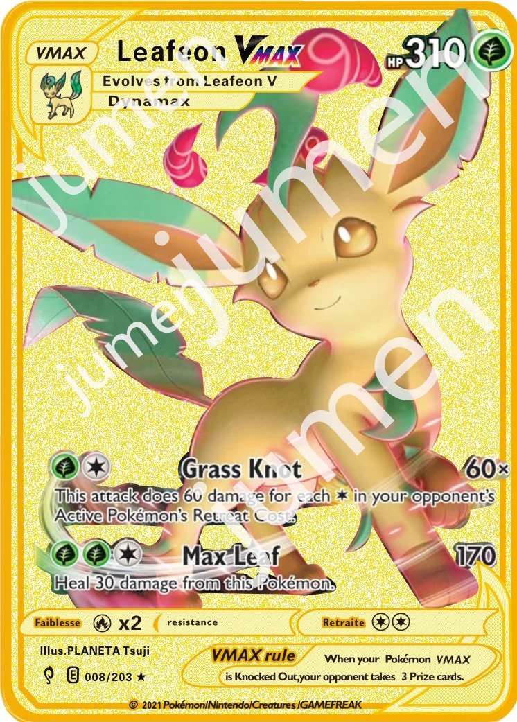 Металлическая карточка для просмотра POKEMON Vmax TCG 14 шт.