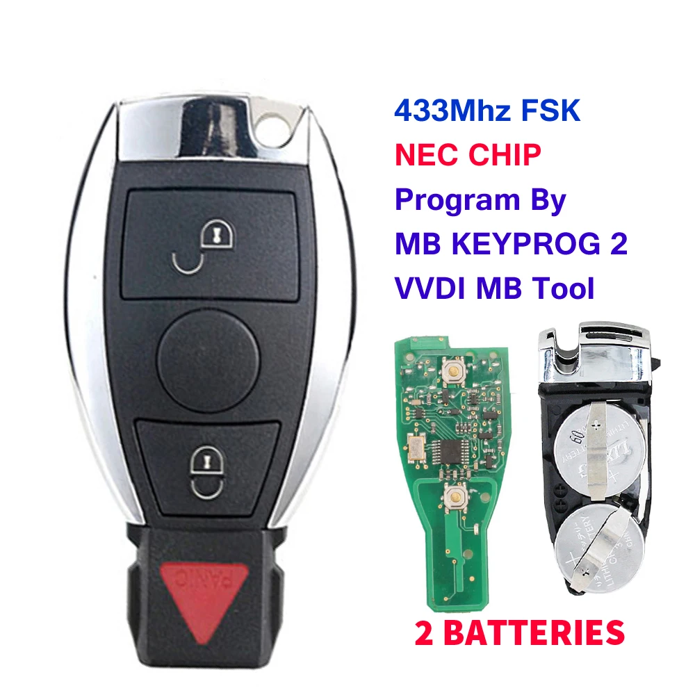 Дистанционный ключ NEC для Mercedes Benz W211 4matic CDI E200 E220 E230 E240 E270 E280 E320 E350 E400 E500 E550 |