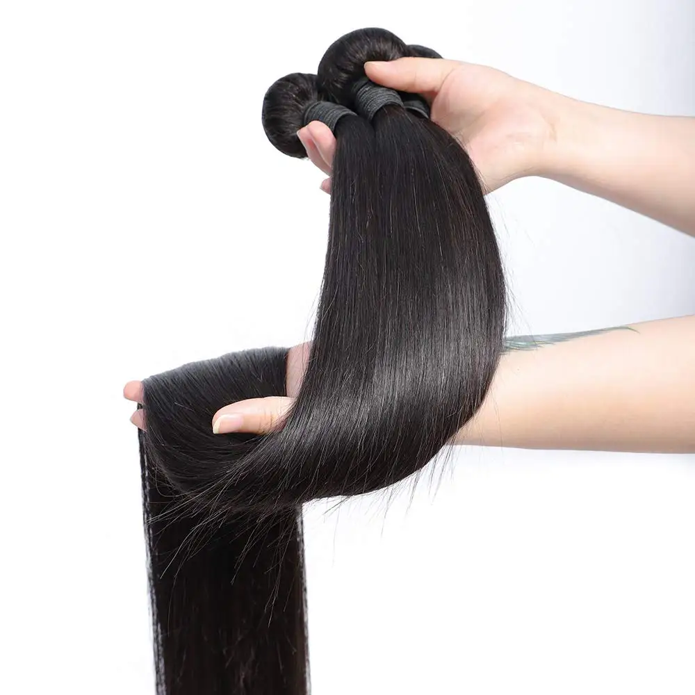 Blonde 613 Color 28 30 32 34 36 38 40 Inch Long Brazilian Straight Hair Bundle Human Hair Remy Hair Weave Bundles