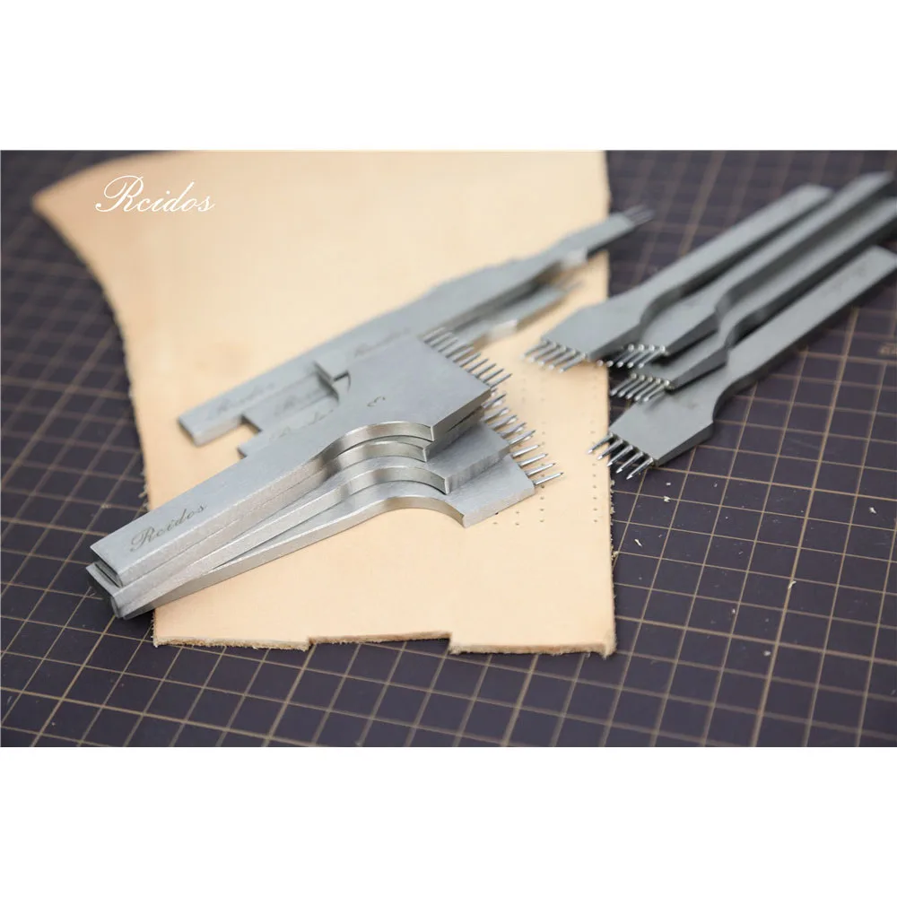 RCIDOS Ручное шитье круглая строчка дырокол 2 + 5 10 ручная Dist:3/3.38/3.85/4 мм|Резка| |