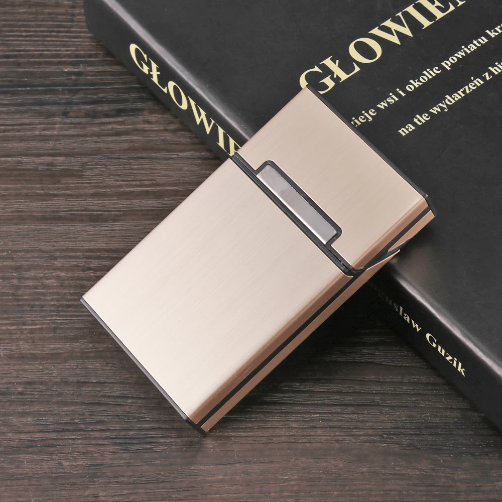 Индивидуальный портсигар тонкая металлическая коробка алюминиевый Подарочный