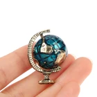 1:12 миниатюрный кукольный домик с вращающимся шаром, кукольный домик для кабинета, гостиная, спальня, комната для чтения, аксессуары для мебели