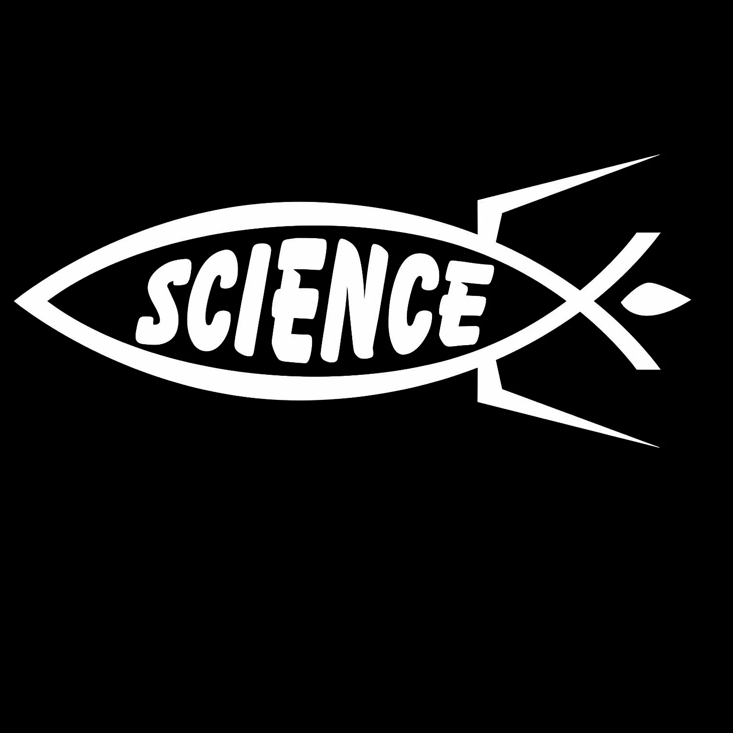 Наклейка для автомобиля JDM Die cut-Science fish мотоцикл бампер внедорожника окна