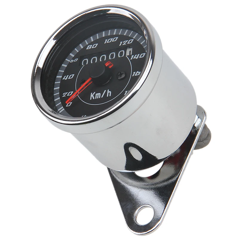 Универсальный мотоциклетный одометр спидометр измеритель скорости черный