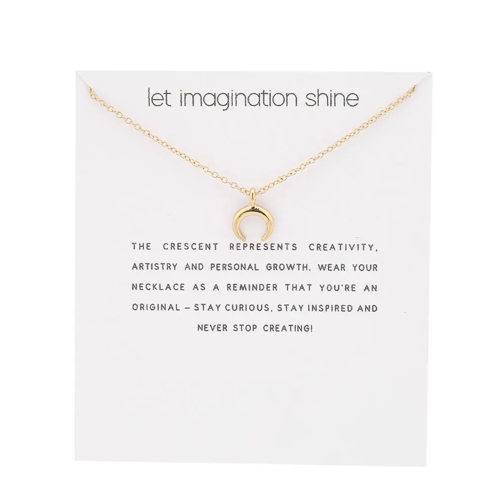 Бижутерия амулет рога в форме сплава подвеска области ключицы Короткое женское