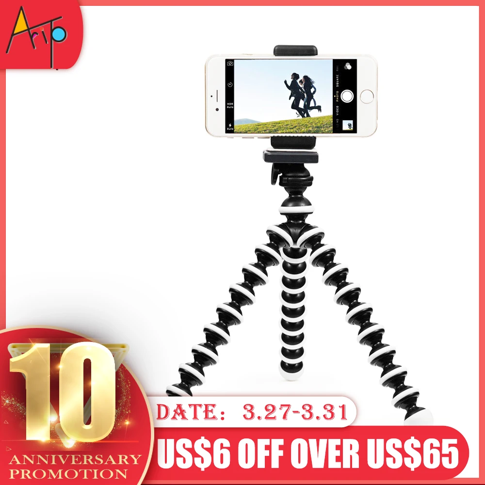 Гибкий мини-штатив Octopus Gorillapod для телефона держатель портативный Настольный