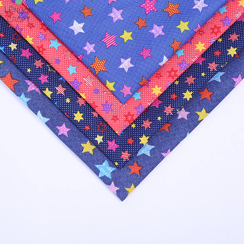 

Ковбойская ткань с принтом звезды 50x150 см, джинсовые ткани для пэчворка, «сделай сам», квилтинг, швейный материал для одежды