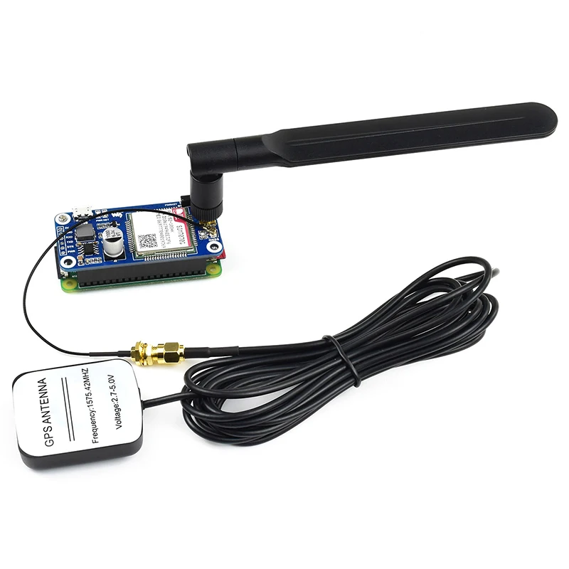 Шляпа SIM7070G NB-IoT / Cat-M GPRS GNSS для Raspberry Pi 4 Модель B /3B +/3B/Zero с позиционированием |