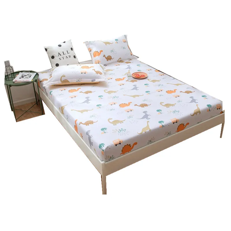 

Cartoon Mattress Cover Quilted Animal Print Fitted Sheet for Single Double Bed XF749-32 (Support Dropshipping)